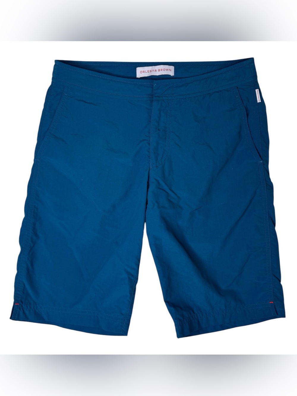 Orlebar Brown OB Classic Dane Swim Shorts Teal Blue Men's Size 28 READ